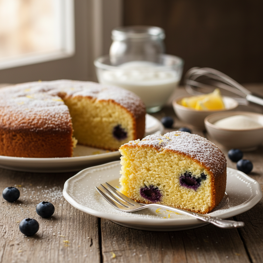 Manų kruopų pyragas su kefyru: pavyks net pradedantiems