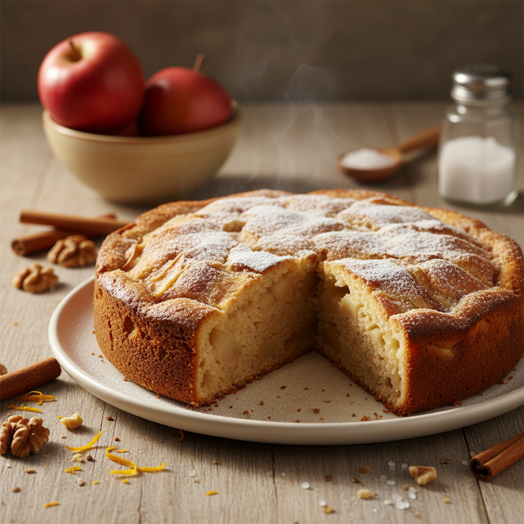 Obuolių pyragas: paprastas receptas ir vaikystės skonis