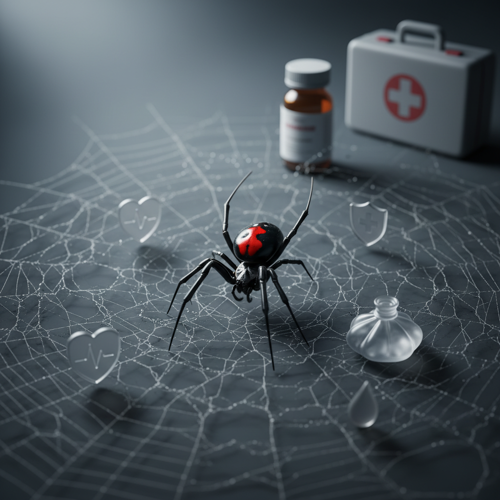 Voras juodoji našlė: kaip atpažinti ir ką daryti įkandus