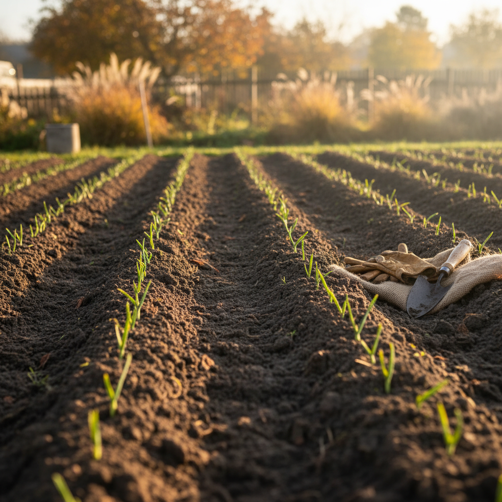 Kada sodinti žieminius česnakus, kad derlius nenuviltų